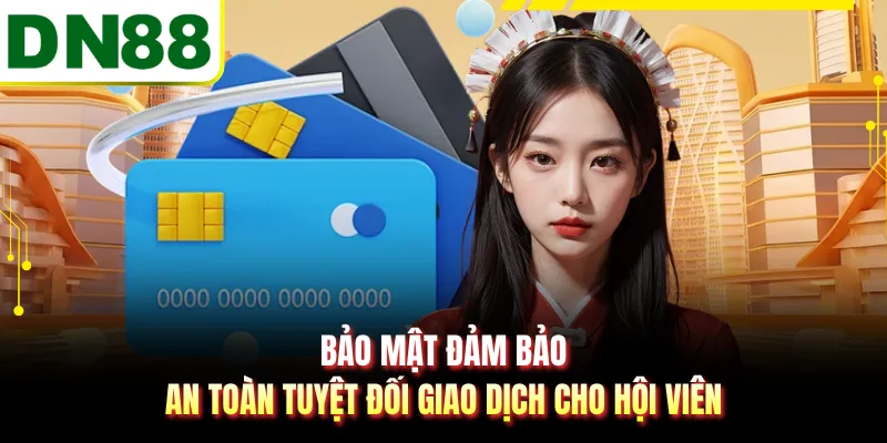 Bảo mật đảm bảo an toàn tuyệt đối giao dịch cho hội viên